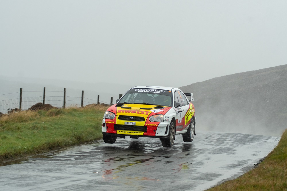 Arron Newby wins Isle of Man Rally for a third time